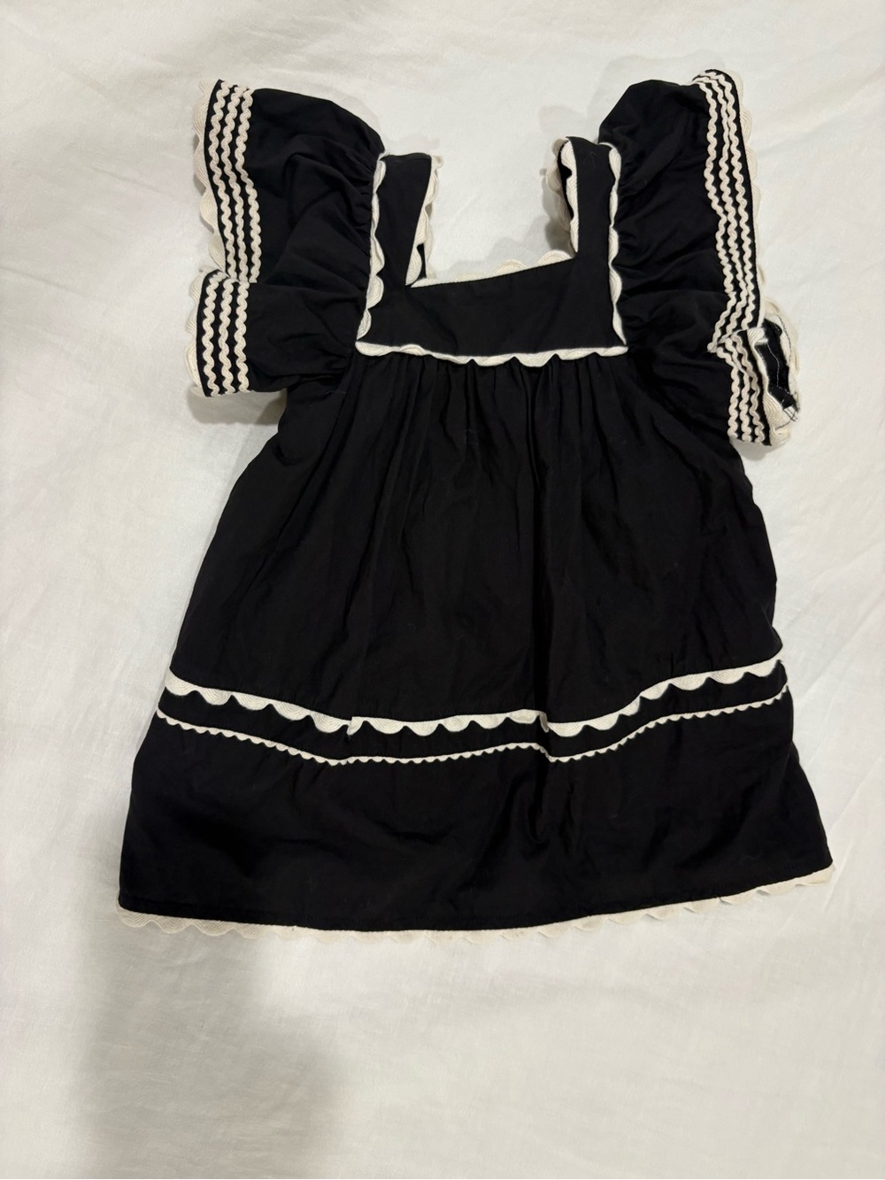 Zara Black and White Toddler Dress